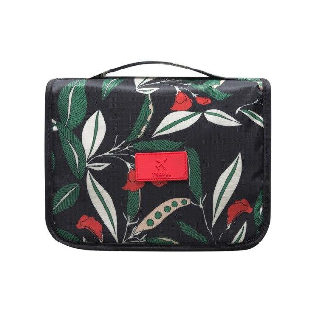 Trousse de Toilette Voyage - Motif Floral – vue 2 – Yokabag