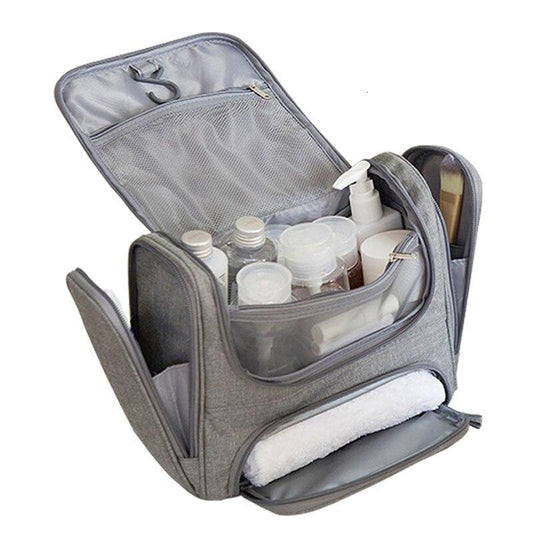 Trousse de Toilette de Voyage (Grande) Bleu Marine – vue 2 – Yokabag