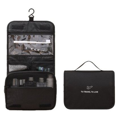 Trousse de Toilette de Voyage à Suspendre - Discover To Live (Petite)