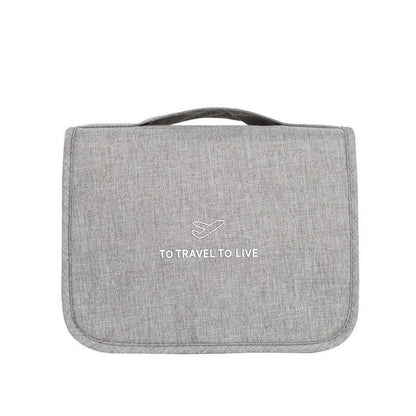 Trousse de Toilette de Voyage à Suspendre Bleu Marine – vue 3 – Yokabag