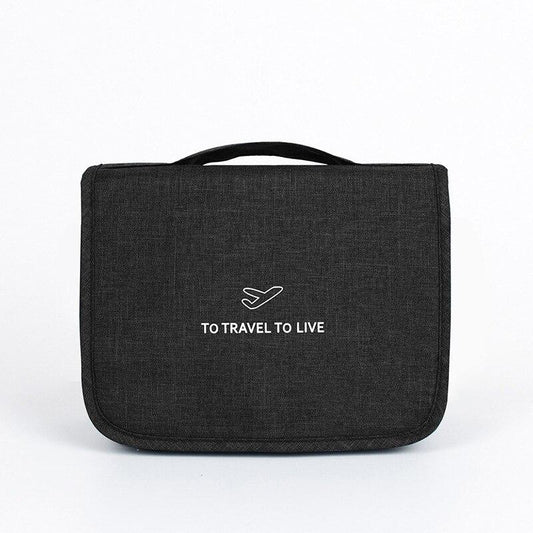 Trousse de Toilette de Voyage à Suspendre Gris – vue 2 – Yokabag
