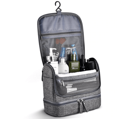 Trousse de Toilette de Voyage - Voyage Essentials (Grise)