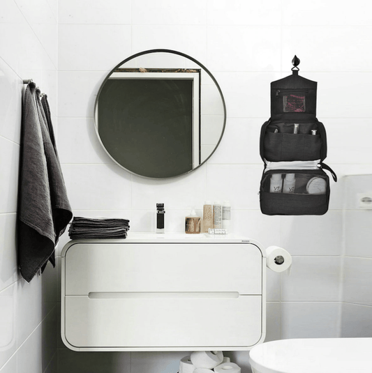 Trousse de Toilette de Voyage - Noir – vue 2 – Yokabag