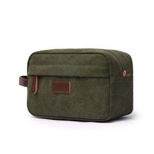 Trousse de Toilette de Voyage Globetrotter Vintage Khaki – vue 2 – Yokabag
