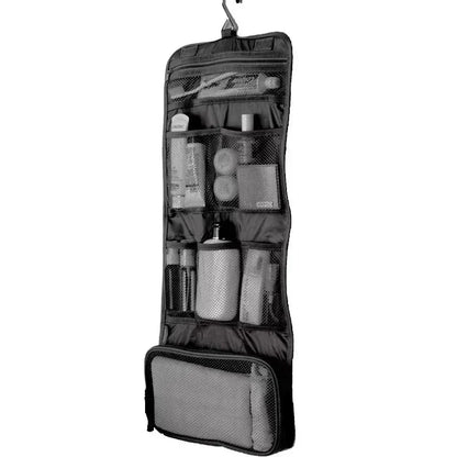 Trousse de Toilette Dépliante à Suspendre - Évasion Beauté Noir – vue 4 – Yokabag