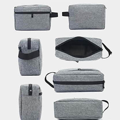 Trousse de Toilette en Tissu Voyage Rectangulaire Bleu Marine – vue 5 – Yokabag