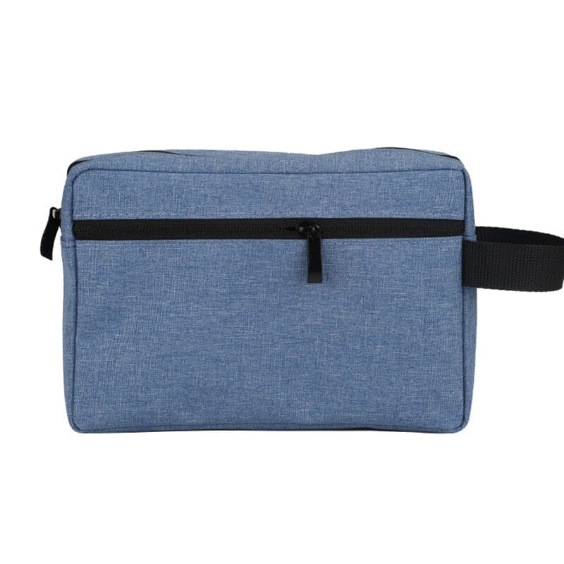 Trousse de Toilette en Tissu Voyage Rectangulaire Anthracite – vue 6 – Yokabag