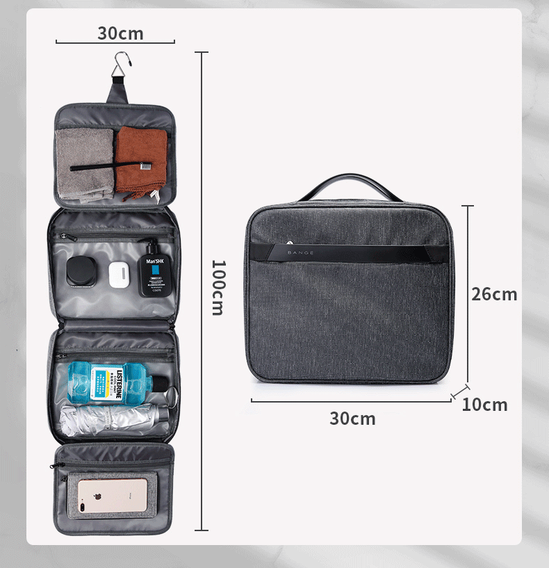 Trousse de Voyage à Suspendre pour Homme - Grand Format – vue 7 – Yokabag