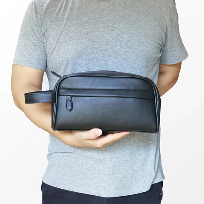 Trousse de Toilette Homme Noir & – vue 3 – Yokabag