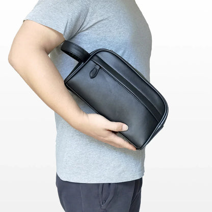 Trousse de Toilette Homme Noir & – vue 2 – Yokabag