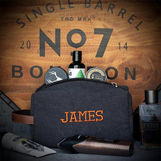 Trousse de Toilette Homme Personnalisable - Vintage Explorer