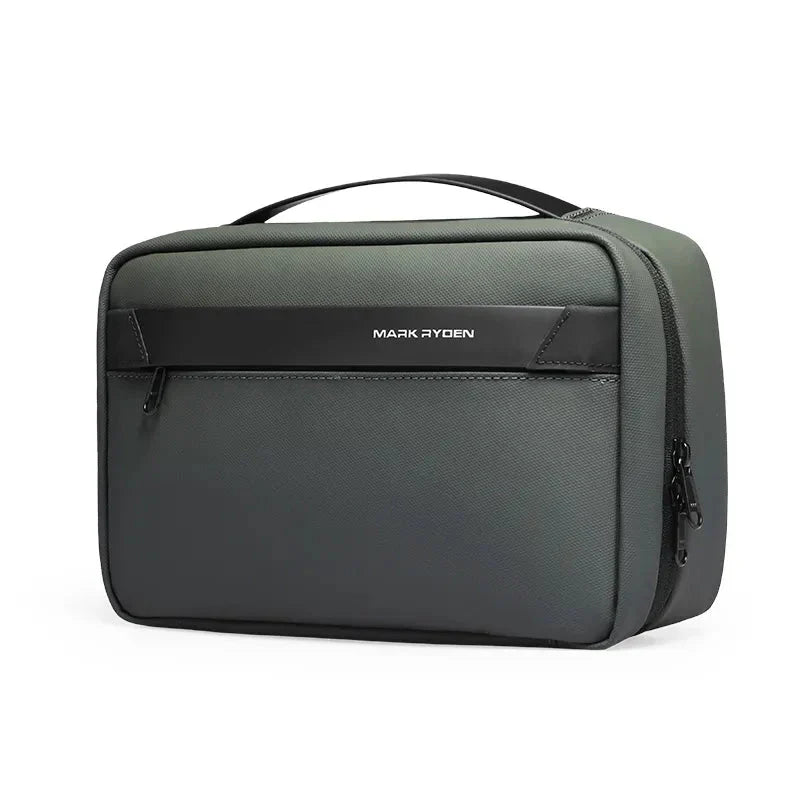 Trousse de Toilette pour Homme - Voyage Pratique à Suspendre Gris Chiné – vue 3 – Yokabag