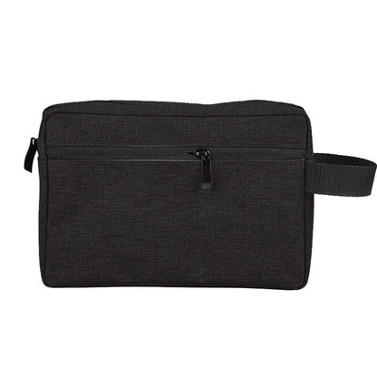 Trousse de Toilette Voyage Personnalisée - Tissu Oxford Bleu Marine – vue 5 – Yokabag