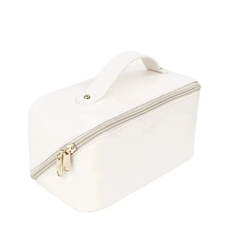 Trousse de Toilette Personnalisée Femme - Initiales Beige – vue 4 – Yokabag