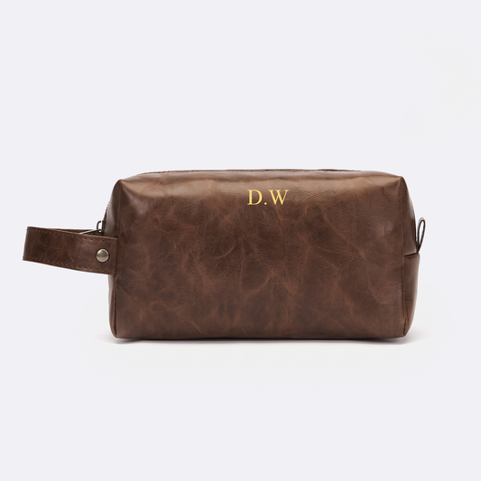 Trousse de Toilette Personnalisée Vintage Explorer