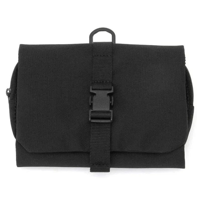 Trousse de Toilette Pliante avec Crochet de Voyage Gris – vue 3 – Yokabag