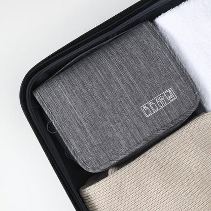 Trousse de Toilette Voyage à Suspendre (Gris) – vue 5 – Yokabag