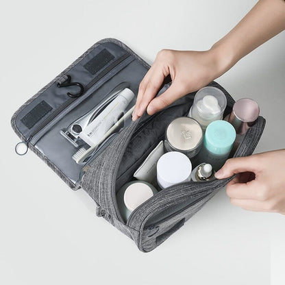 Trousse de Toilette Voyage à Suspendre (Gris) – vue 3 – Yokabag