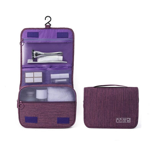 Trousse de Toilette Voyage à Suspendre (Violet) – Yokabag