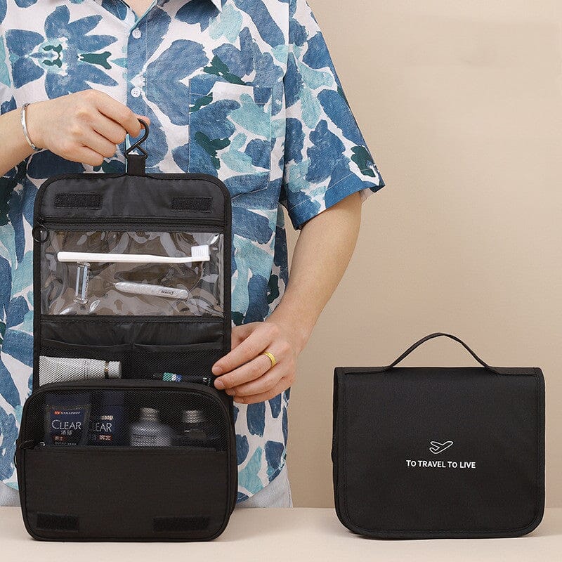 Trousse de Toilette de Voyage (Noir) – vue 2 – Yokabag
