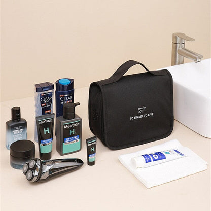 Trousse de Toilette de Voyage (Noir) – vue 3 – Yokabag