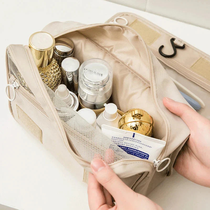 Trousse de Toilette Voyage Féminine à Suspendre Bleu Ciel – vue 5 – Yokabag