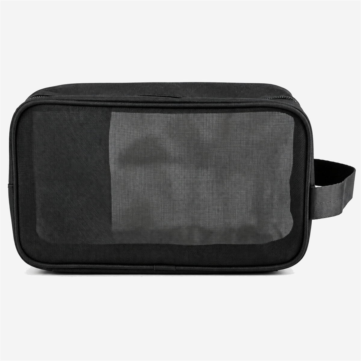 Trousse de Toilette de Voyage en Maille Noire – vue 2 – Yokabag