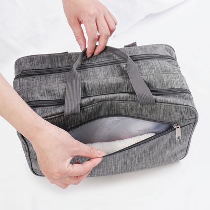 Trousse de Toilette . Bleu – vue 3 – Yokabag