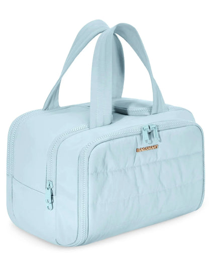 Trousse de Toilette de Voyage XXL Femme Matelassée Gris – vue 6 – Yokabag