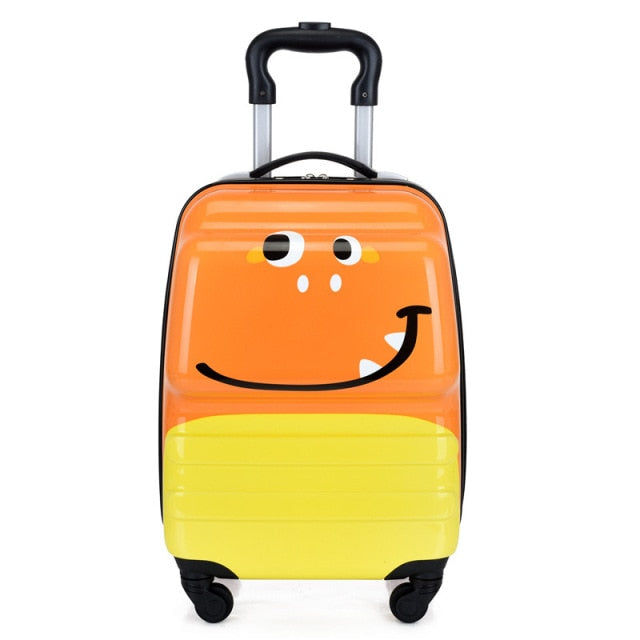 Valise Enfant - Fun Dino Bleu – vue 3 – Yokabag