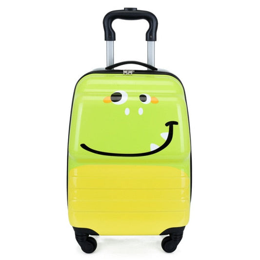Valise Enfant - Fun Dino Orange – vue 2 – Yokabag