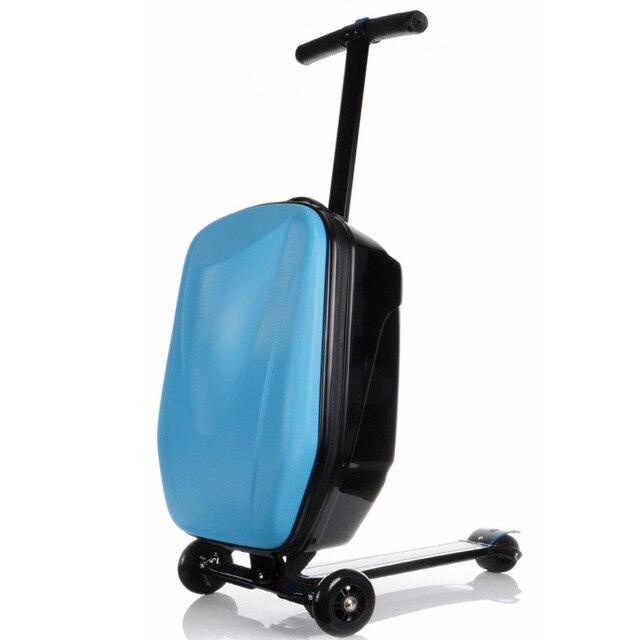 Valise Trottinette - Explorez (Bleu Ciel)