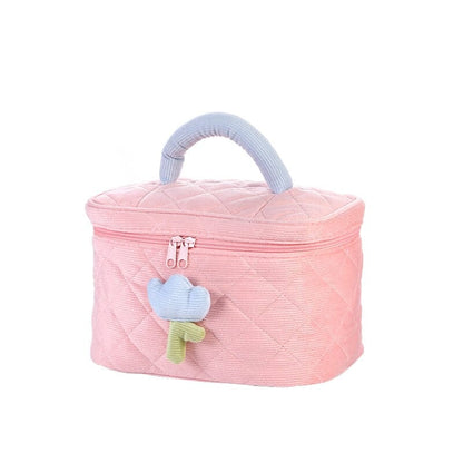 Voyage Vanity Velours Côtelé Tulipe – vue 5 – Yokabag