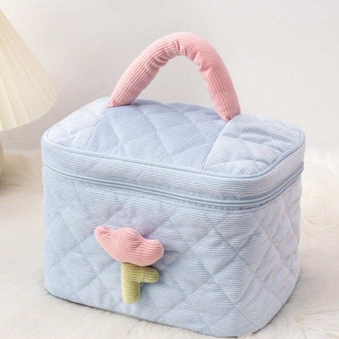 Voyage Vanity Velours Côtelé Tulipe – vue 6 – Yokabag